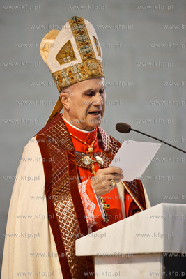 Gdansk. Kosciol p.w. Opatrznosci Bozej. Wizyta watykanskiego...