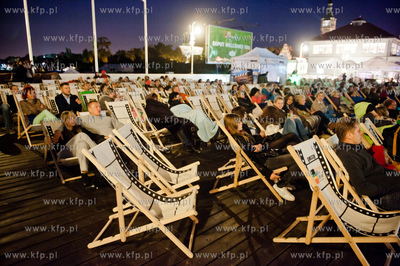 Sopot - Molo. Inauguracaj 5 edycji Orange Kina Letniego.
14.07.2012...