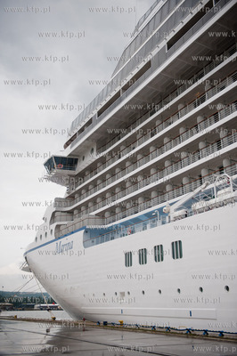 Port w Gdyni. Nabrzeze Stanow Zjednoczonych. Wizyta...