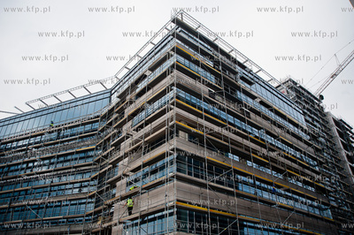 Gdansk. Biurowiec Olivia Business Center. Budowa kolejnego...