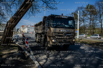 Gdansk. Przejazd przez Hucisko otwarty dla kierowcow....