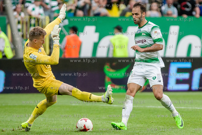 Stadion Energa Gdańsk.  Mecz XXXVI kolejki Lotto Ekstraklasy....