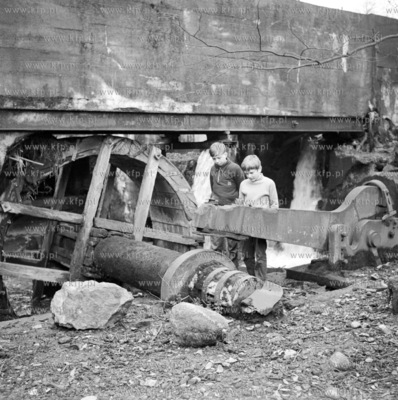 Na ruinach zabytkowej kuzni wodnej w Gdansku Oliwie.
12.04.1971
z0000302z_kwiecien1971
Fot....