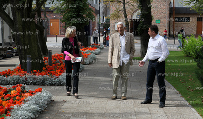 Sopot. Przewodniczacy Parlamentu Europejskiego prof....