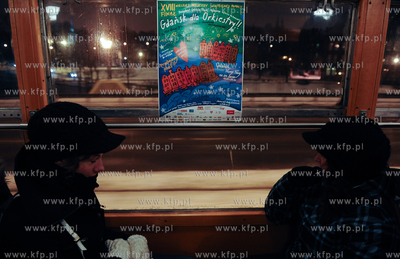 Gdansk. Tramwaj Konstal N o numerze taborowym 11 z...