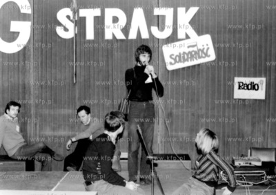 Strajk w Akademii Medycznej w Gdansku w listopadzie...