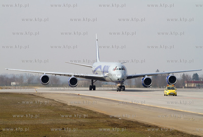 Gdansk,Rebiechowo. Nz. DC 8 linii National Airlines.
Samolot...
