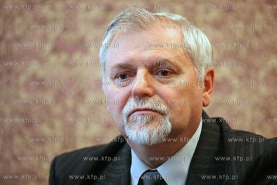 Sopot. Hotel Europa. Konferencja prasowa kandydata...