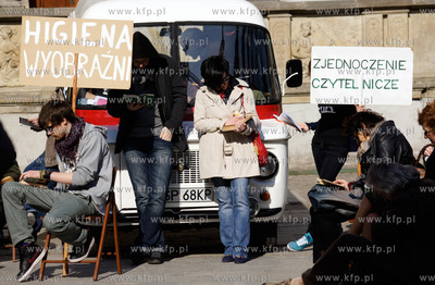 Gdansk. Dlugi Targ. Zjednoczenie czytelnicze wraz z...