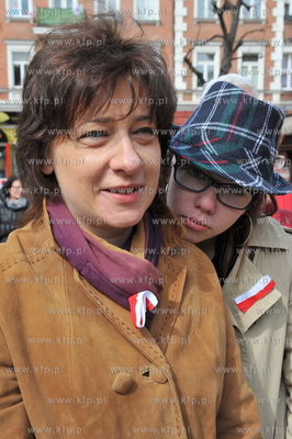 Sopot Ulica Artystow 2011. Performance patriotyczny...