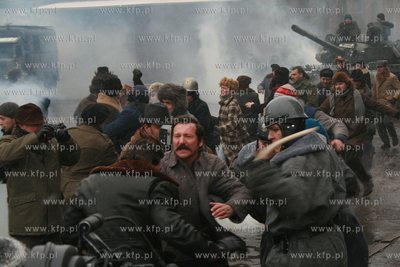 Plan filmu Wałęsa w reżyserii Andrzeja Wajdy. Plan...