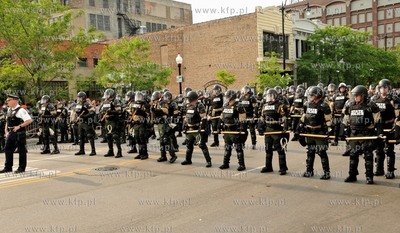 Chicago. Manifestacja przedstawicieli ruchu Okupuj...