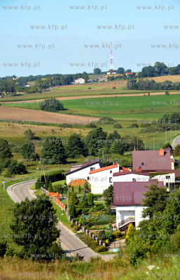 Panorama Zukowa na Kaszubach. Widok z ulicy Chrobrego....