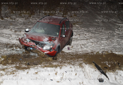 Kolizja samochodu na Armii Krajowej w Gdansku. 
13.02.2013
Fot....