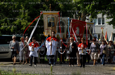 Procesja Bożego Ciała parafii św. Maksymiliana Kolbe...
