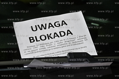 Sopot. Straz Miejska zaklada blokady na nieprawidlowo...