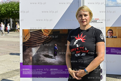 Sopot. Skwer Kuracyjny k. Molo. Wystawa fotografii...