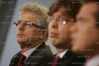 Gdansk, konferencja prasowa Platformy Obywatelskiej....