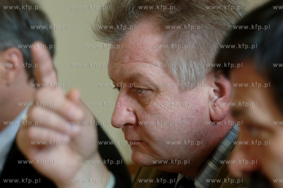 Konferencja prasowa w siedzibie Solidarnosci w Gdanksu...