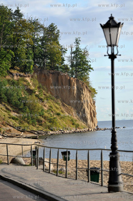 Gdynia, Orlowo. Widok na klif. 17.09.2009 fot. Maciej...