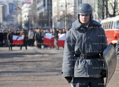 Realizacja filmu Czarny Czwartek na rogu ul. 10 Lutego...