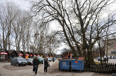 Sopot Kamienny Potok. Okolice bazaru przy ul. Wejherowskiej....