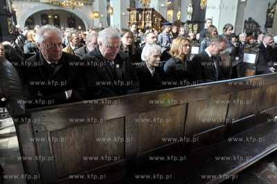 Gdansk. Kosciol sw. Mikolaja. Msza zalobna za posla...
