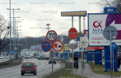 Gdansk Przymorze. Al. Grunwaldzka, niedaleko skrzyzowania...