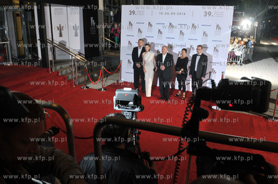 Gala wreczenia nagrod 39 Festiwalu Filmowego w Gdyni....