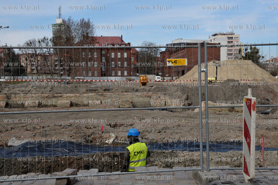 Gdansk. Okolice ul. Walowej i miejsce budowy czterech...