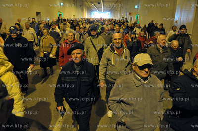 Dzien otwarty tunelu pod Martwa Wisla w Gdansku. To...