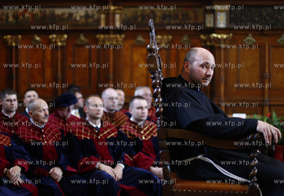 Gdansk. Dwor Artusa. Uroczysta sesja Rady Miasta ,...