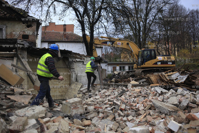 Gdansk. Rozbiorka pierwszej piekarni firmy Szydlowski,...