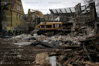Gdansk. Rozbiorka pierwszej piekarni firmy Szydlowski,...