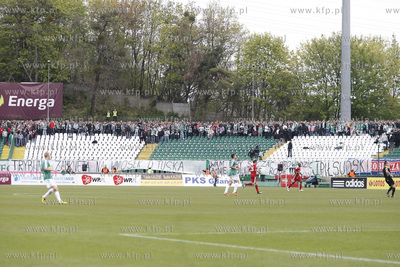 Gdansk. Mecz o mistrzostwo ekstraklasy. Lechia Gdansk...