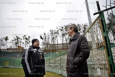 Gdansk. Stadion przy ul.Traugutta. Pierwszy trening...