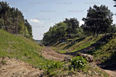 Trasa przyszlej Pomorskiej Kolei Metropolitalnej. Nz....