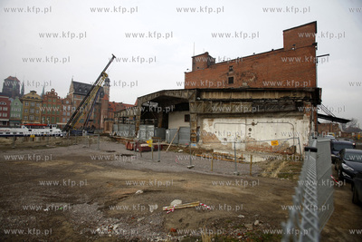 Spichlerz Woli Leb na Wyspie Spichrzow w Gdansku. 19.02.2014...