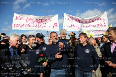 Sopot. Powitanie jachtu Lady Dana 44, ktory jako pierwszy...