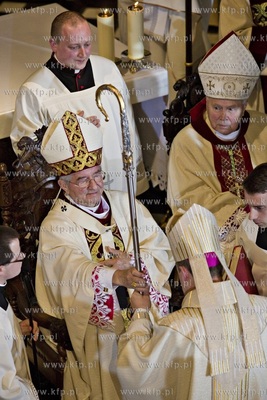 Katedra Oliwska. Uroczystość konsekracji bp. nominata...