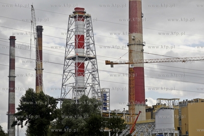 Budowa czwartego komina Elektrocieplowni Wybrzeze w...