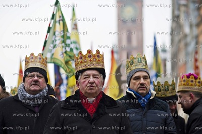 Gdansk. Orszak Trzech Kroli.
06.01.2016 Nz. abp Leszek...