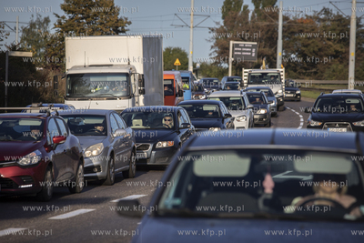 Korek na ulicy Armii Krajowej w Gdańsku.
03.10.2019
fot....