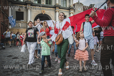 Gdańsk. Marsz poparcia dla narodu Białoruskiego.
09.08.2021
fot....