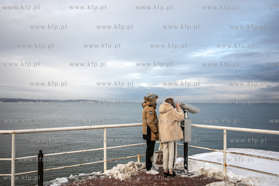 Molo w Gdańsku Brzeźne otwarte po remoncie.
22.12.2021
fot....