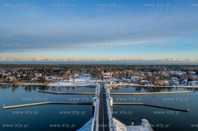 Sobieszewo. Most 100-lecia Odzyskania Niepodległości...