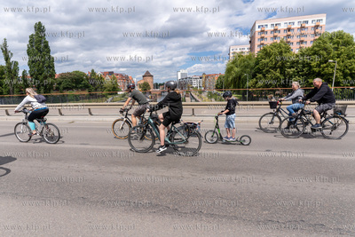 Wielki Przejazd Rowerowy na ulicach Gdańska. 09.06.2024...