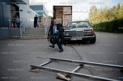 Gdynia. Plan zdjeciowy filmu pt Uklad Zamkniety w rezyserii...