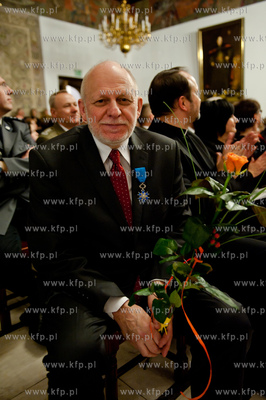 Gdansk. Ratusz Glownego Miasta. Uroczystosc wreczenia...