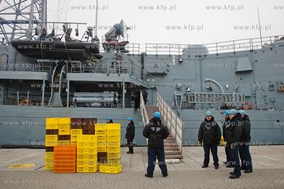 Gdynia. Port Wojenny w Gdyni. Jan Tuszyński z Poznania,...